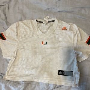 Umiami cropped football jersey